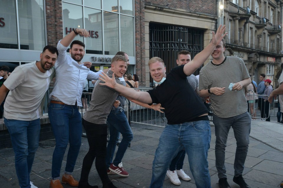 Punters flooded the city centre on the Bank Holiday weekend