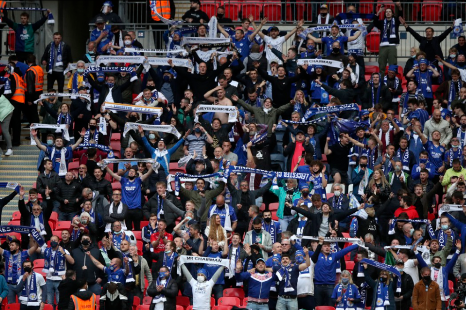 Supporters were back in force at Wembley for one of the greatest days in Leicester’s history