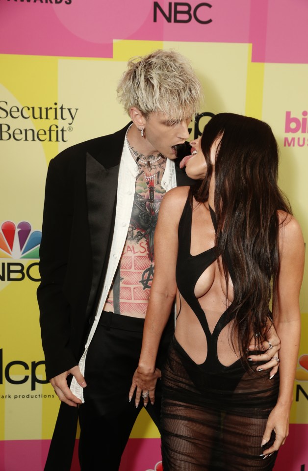 Megan Fox and Machine Gun Kelly put on quite the display on the Billboard red carpet