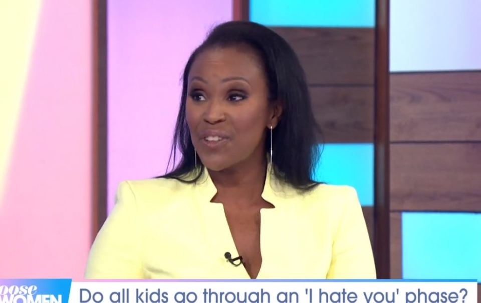 Kelle Bryan revealed she was hit by her mum as a kid