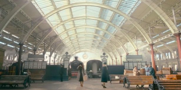 Lily's character Linda Radlett was seen stranded in Gare du Nord station in Paris