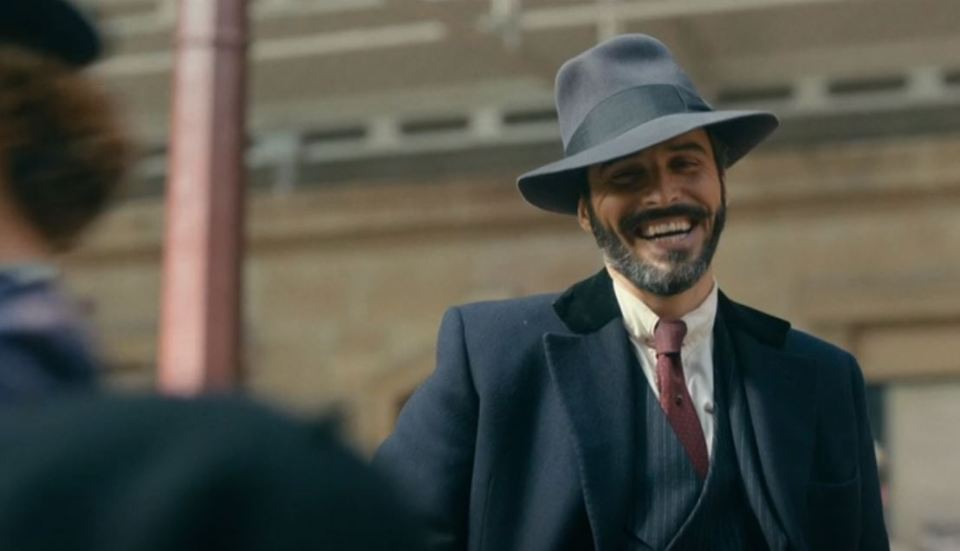 A laughing Frenchman who offered to rescue her and take her out for lunch