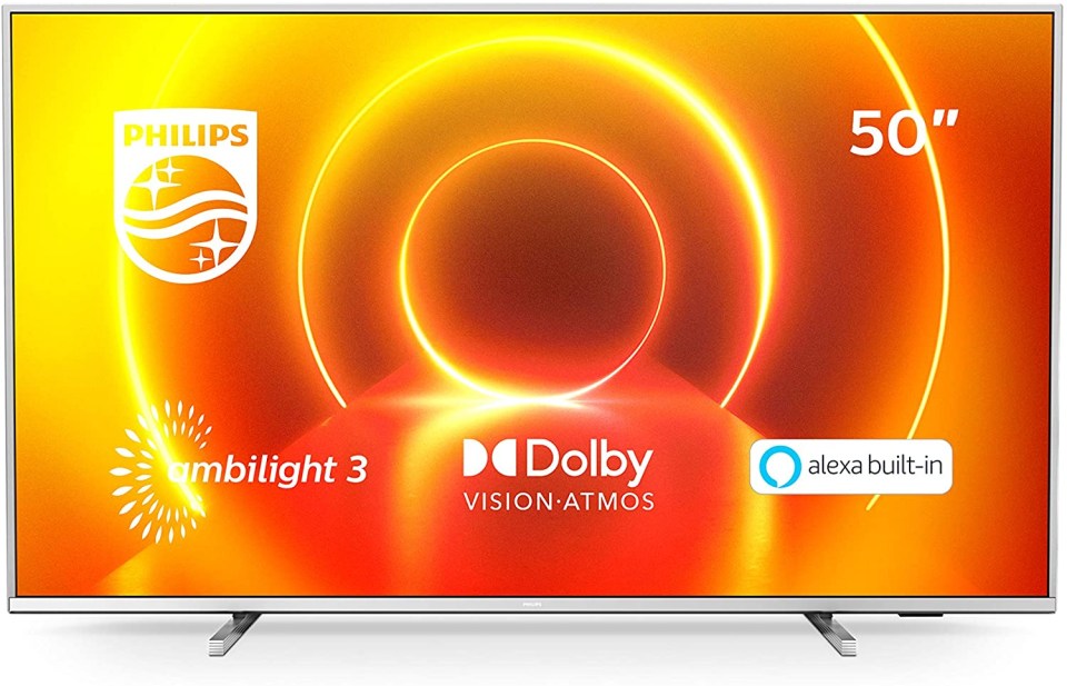 This 50-inch 4K Ultra-HD Ambilight TV is now £50 off