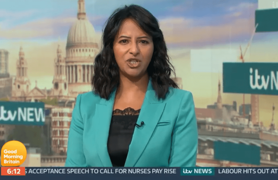 Ranvir took a swipe at Harry Styles' suit on GMB today