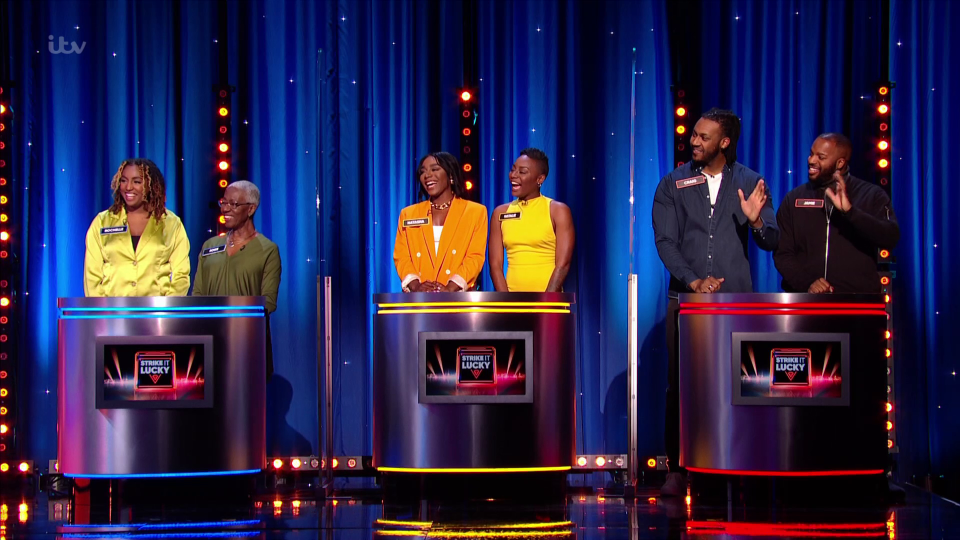 The ITV quiz spectacular featured an all-black line-up of contestants on Saturday