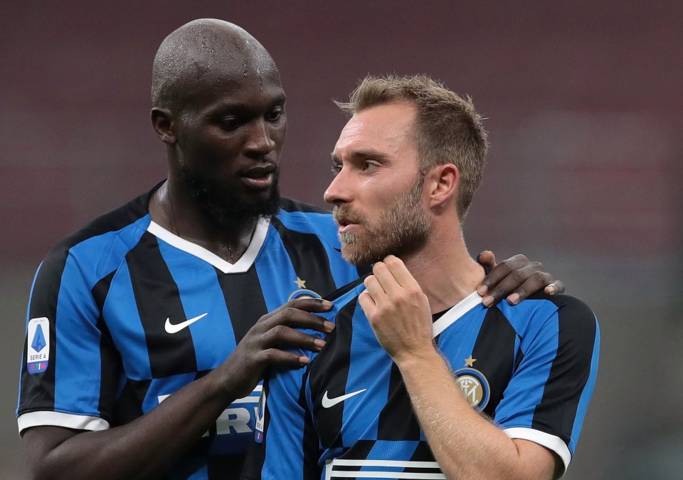 Lukaku and Eriksen are Inter Milan team-mates