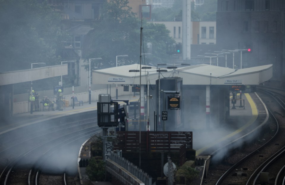 The station has closed because of the huge explosion