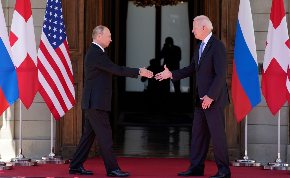 Russian President Vladimir Putin met with Joe Biden in Geneva for crunch talks last Wednesday