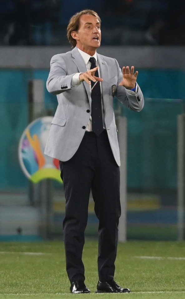 Unsurprisingly, it's Italian manager Roberto Mancini who has been championed for his look