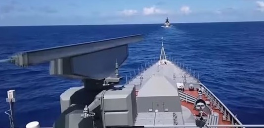 A Russian fleet has sunk an aircraft carrier 35 nautical miles off the coast of Hawaii