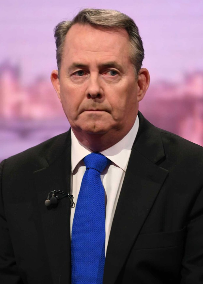 Former international trade secretary Liam Fox