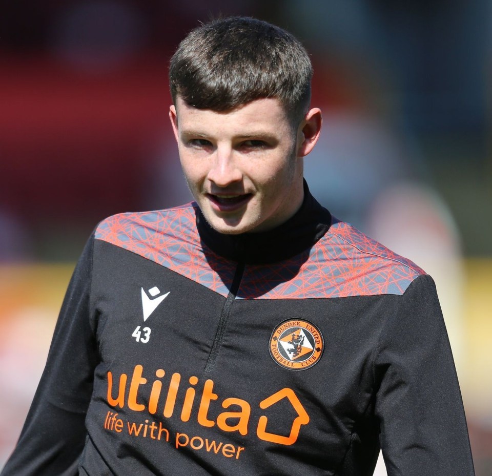 Kerr Smith looks set to make the switch from Dundee United to Leicester City this summer