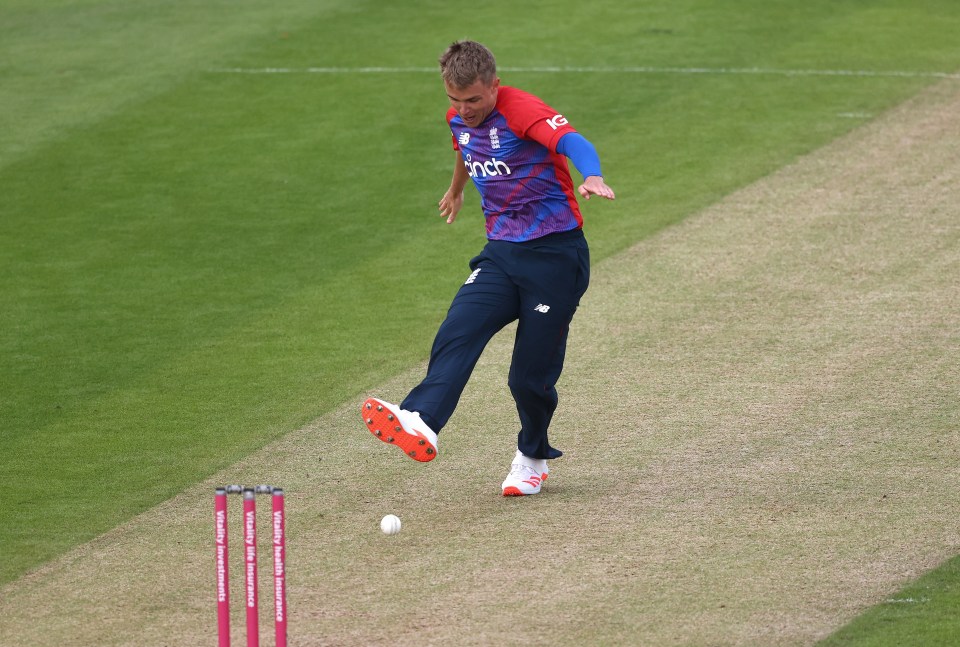 Curran shows off his soccer skills