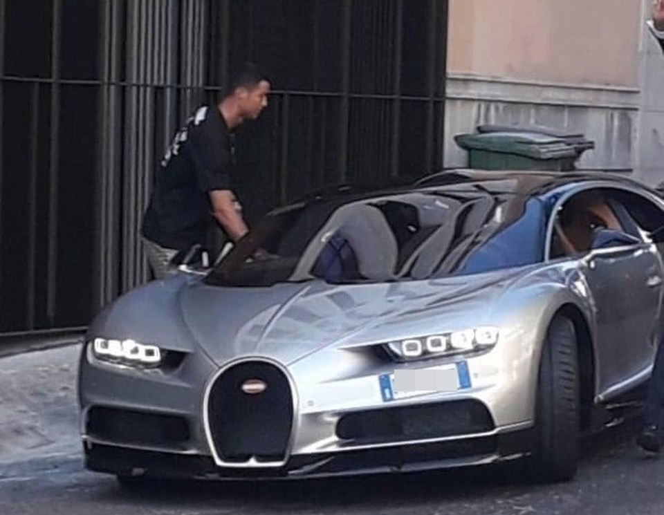 Cristiano Ronaldo enjoyed a ride around Lisbon in his Bugatti Chiron