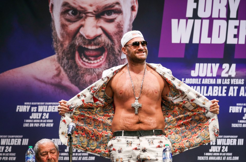 Tyson Fury plans to put on the beef for his trilogy fight with Deontay Wilder