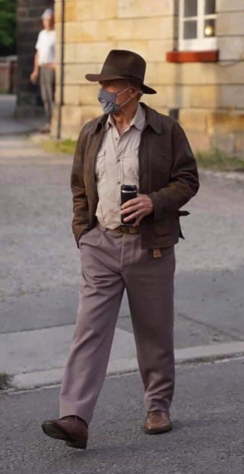 Harrison Ford got back into his Indiana Jones character aged 78