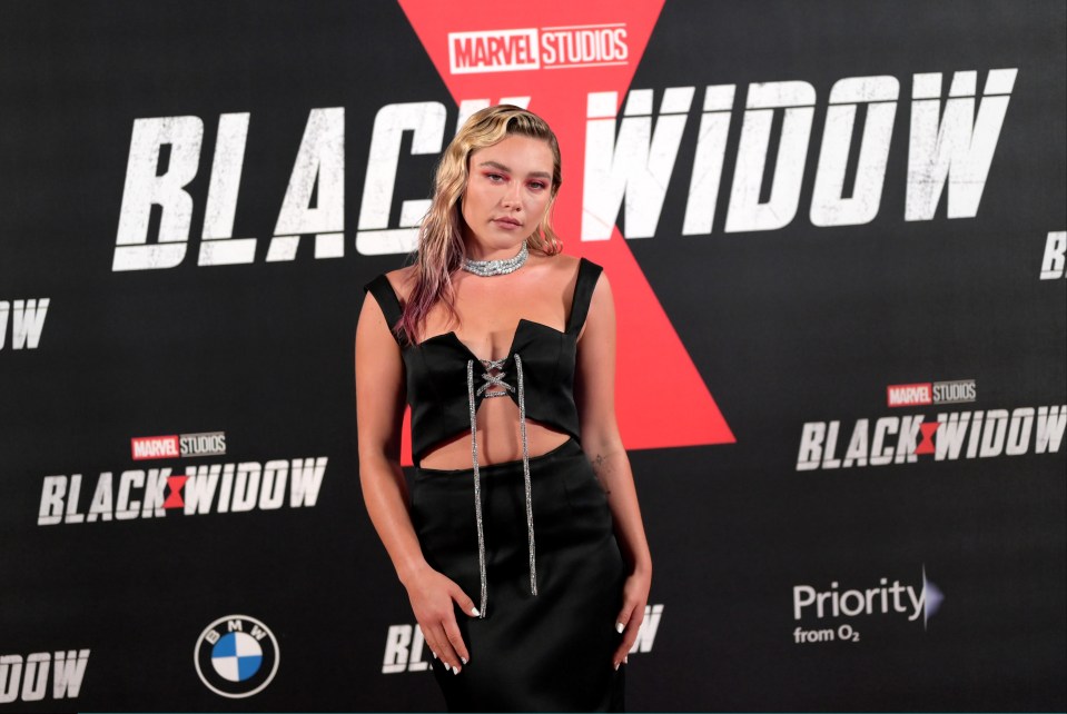 English actress Florence Pugh plays Yelena Belova in the new film