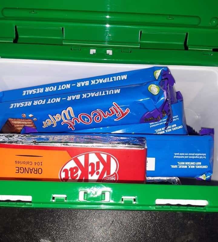 Mum Michelle Preston revealed she hides her chocolate stash inside washing detergent boxes so her kids don't find it