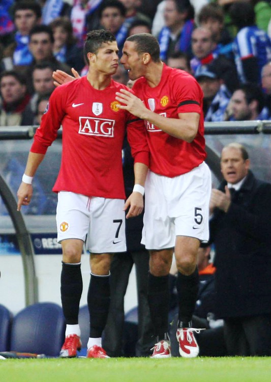 Ferdinand spent six years playing with Ronaldo at Manchester United