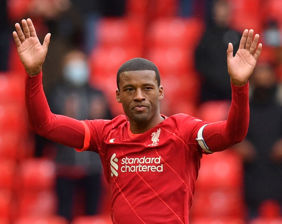 Liverpool will save £80,000 when Georginio Wijnaldum's contract expires