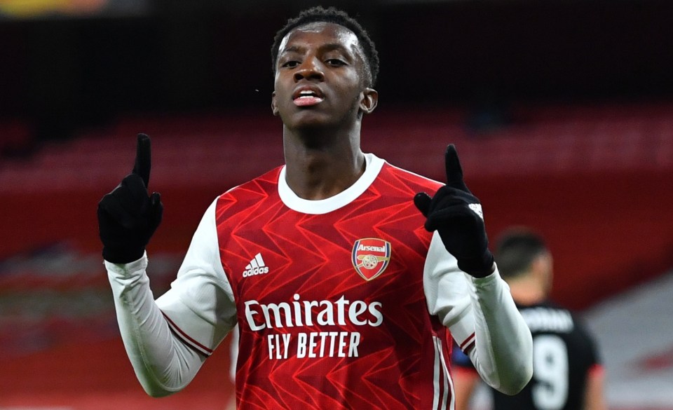 A return to Arsenal for Eddie Nketiah could be on the cards