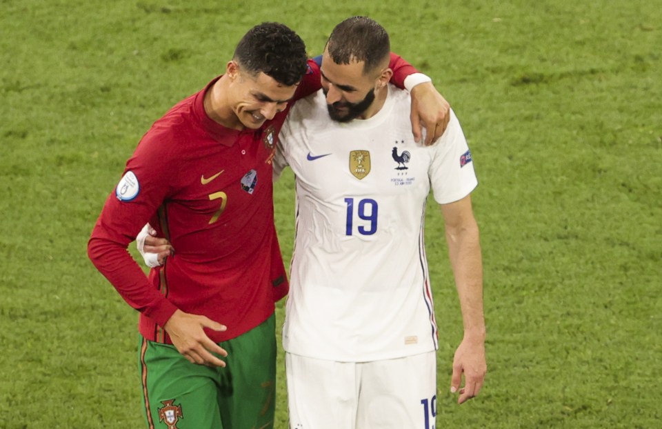 Ronaldo and Benzema embraced as the stars of the show on Wednesday night