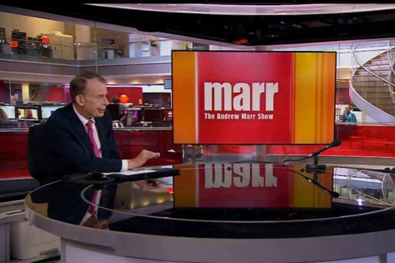 Andrew Marr has revealed he suffered Covid last week – despite having both jabs