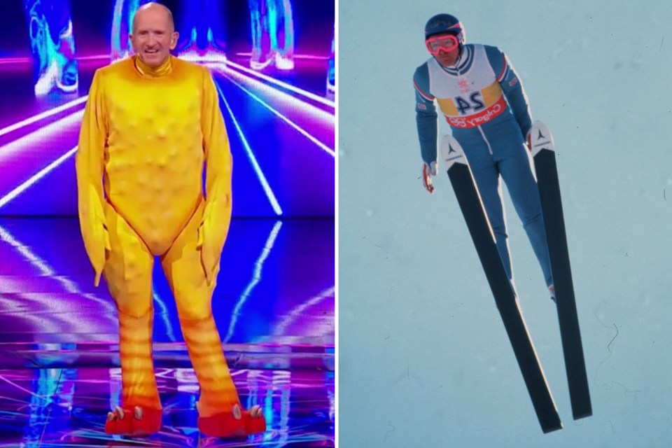 Eddie was last seen on TV as Rubber Chicken on ITV's The Masked Dancer