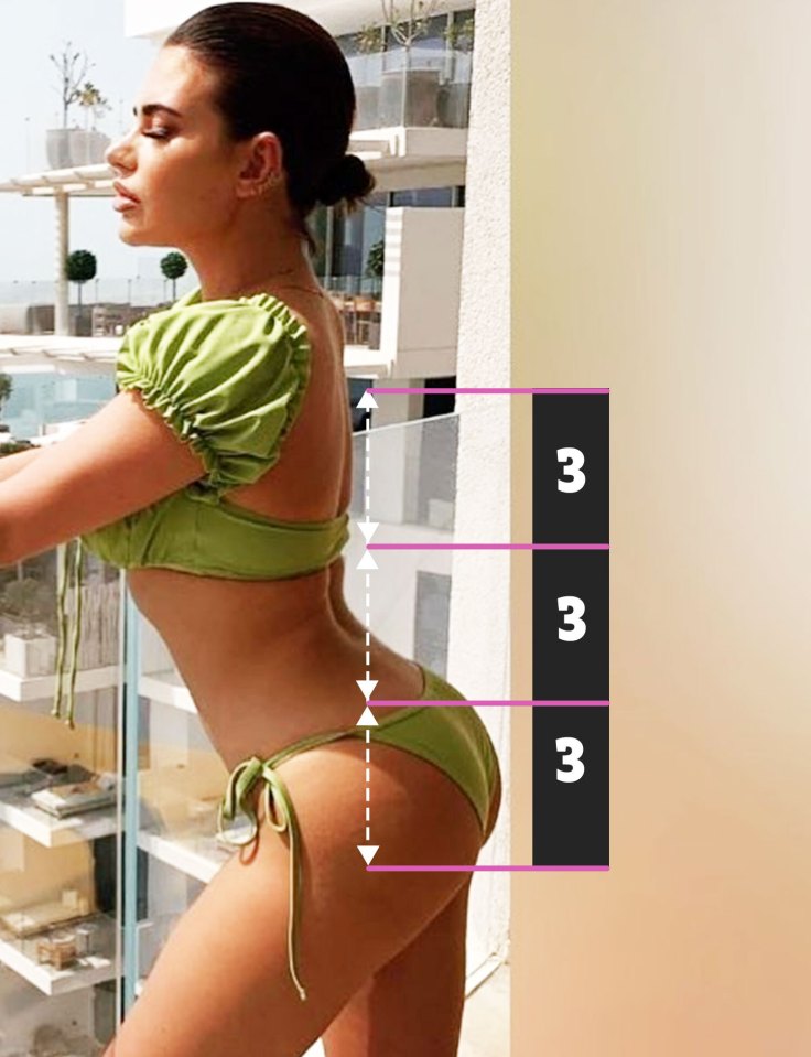 Megan Barton-Hanson also ranked highly according to the Golden Ratio