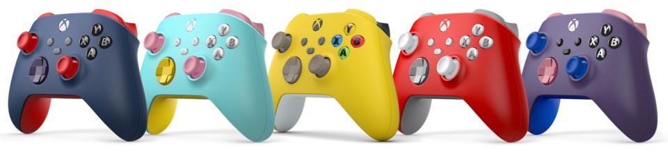 Fans can use the programme to colour-customise nearly all the external parts of the controller