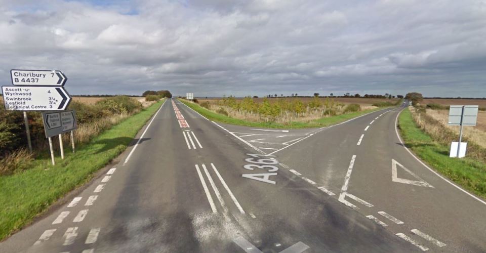 A woman was killed and two adults and a child injured when their BMW collided with a Land Rover in Shipton-under-Wychwood, Oxfordshire