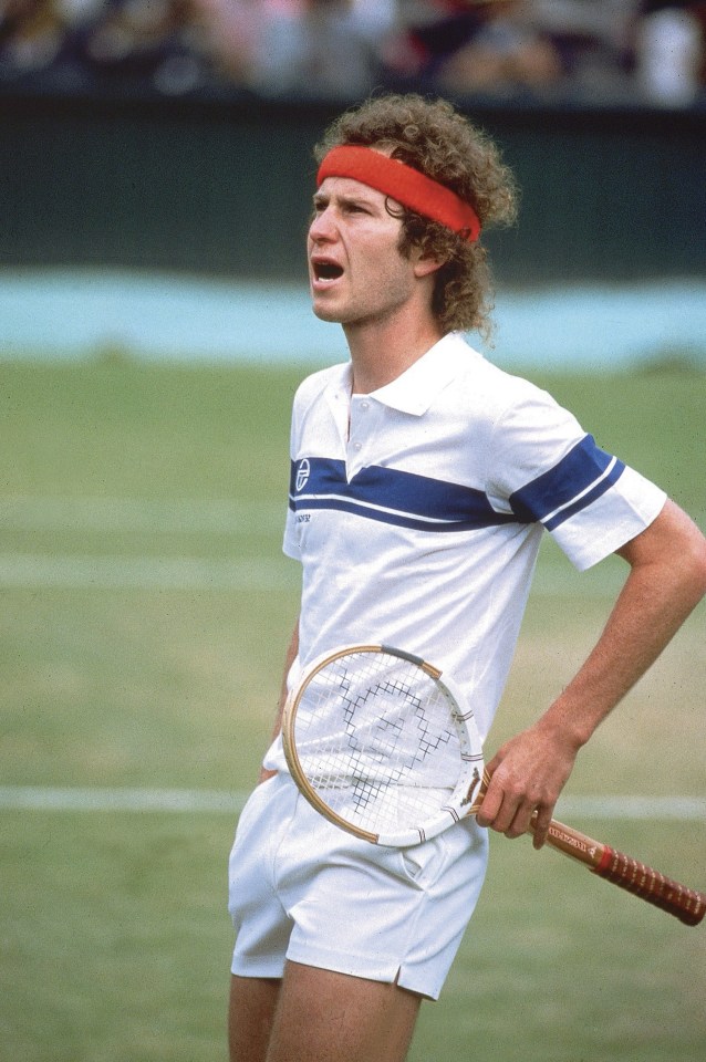 John McEnroe lashed out at an umpire 40 years ago at Wimbledon