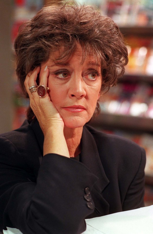 Amanda Barrie played soap favourite Alma Halliwell