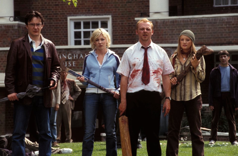  Simon Pegg and Nick Frost star in Shaun of the Dead