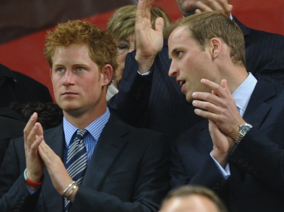 The brothers, who have gone for months without talking, pictured at the 2010 World Cup