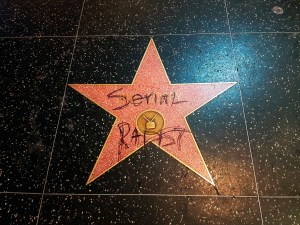  After his conviction back in 2018, his star on the Hollywood Walk of Fame was vandalized