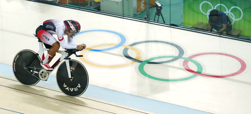 Japan's Kazushige Kuboki in the men's omnium at Rio 2016