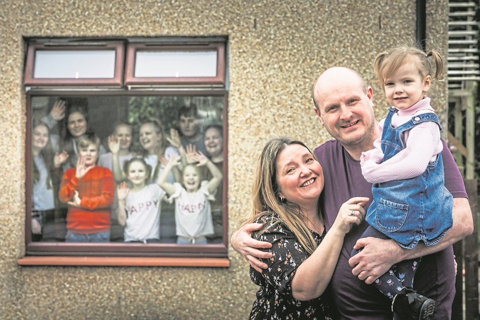 Emma and Roy Hann, both 50, are proud parents to 13 children aged between five and 28