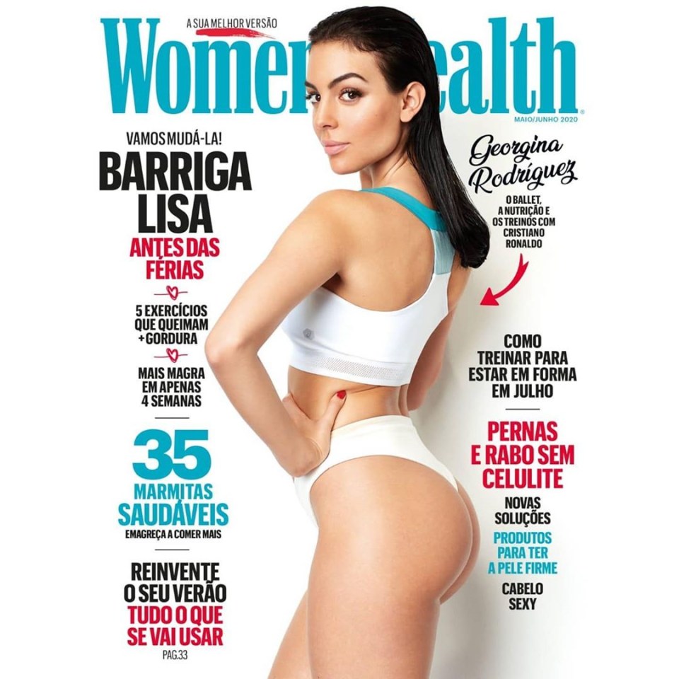 Georgina appeared on the cover of Women's Health