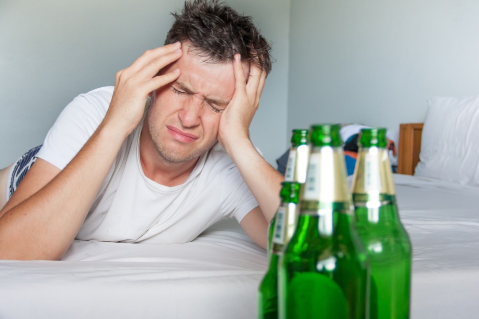 If you've got a sore head today then it could be because you hit the booze too hard over the weekend