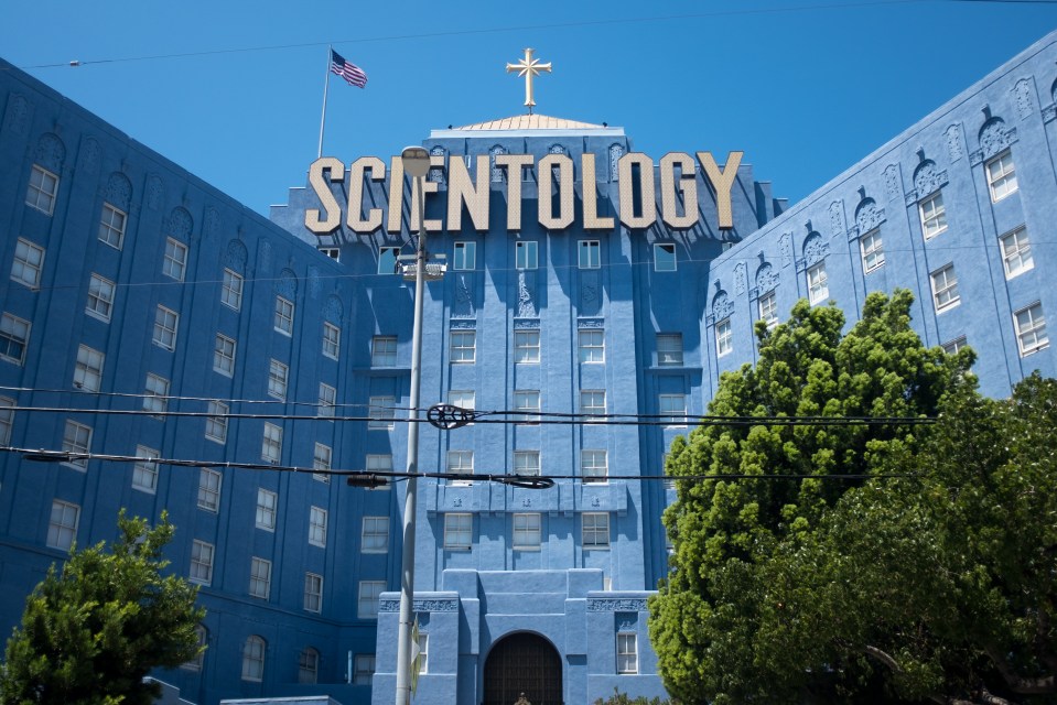 The West Coast headquarters of Scientology in East Hollywood