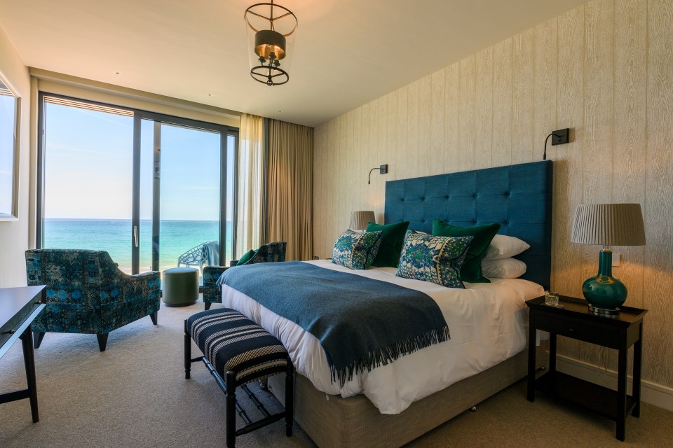 The rooms have some of the best views of the bay