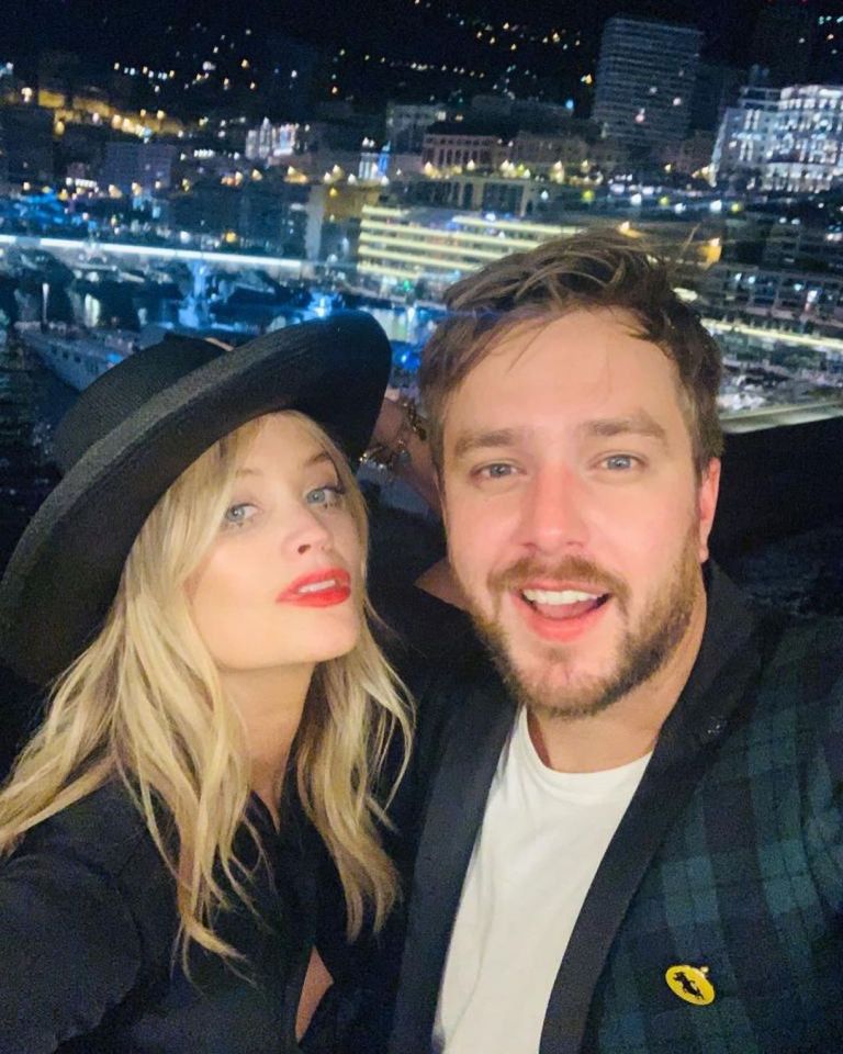 Iain and Love Island host and girlfriend Laura Whitmore recently had a baby together