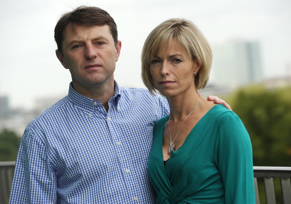 Madeleine’s parents, Kate and Gerry McCann