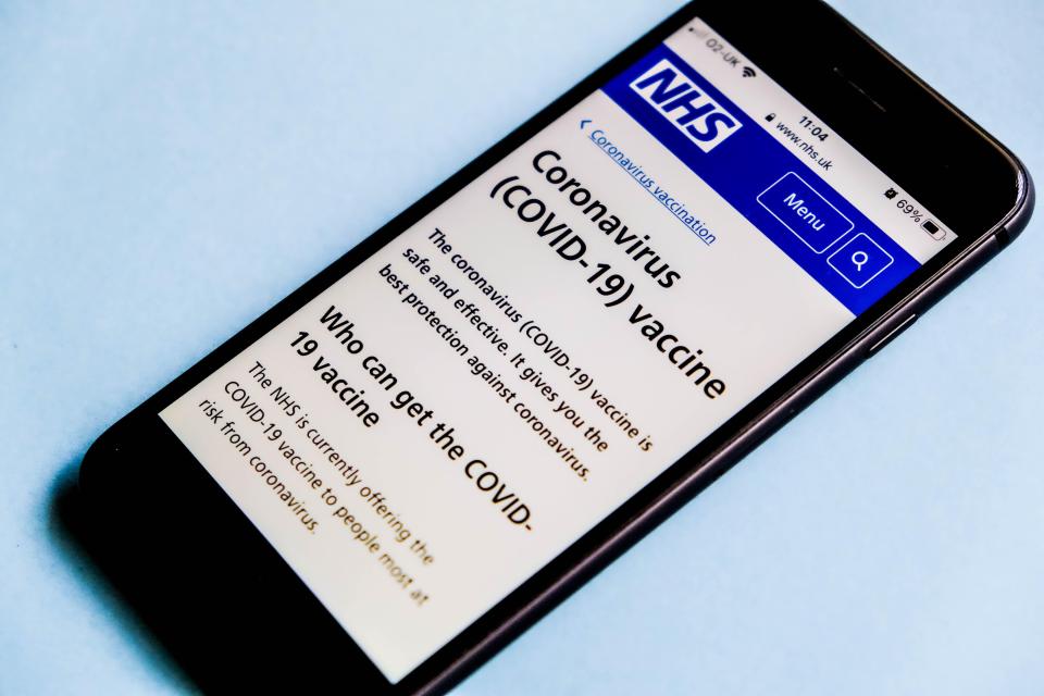 The NHS App - which is separate from the Contact Tracing app - already allows Brits to show proof that they are double vaccinated