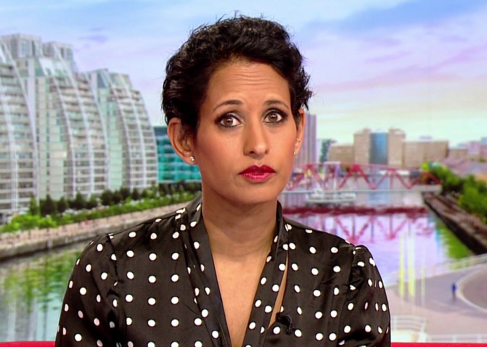 Naga Munchetty said the procedure made her faint twice