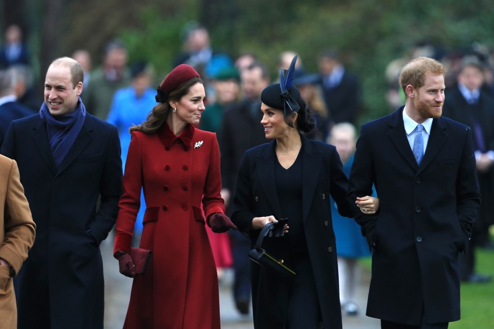 Judi said Meghan and Kate 'put on' a display as they chatted together like best friends on the Christmas Day walk to the church at Windsor in 2018