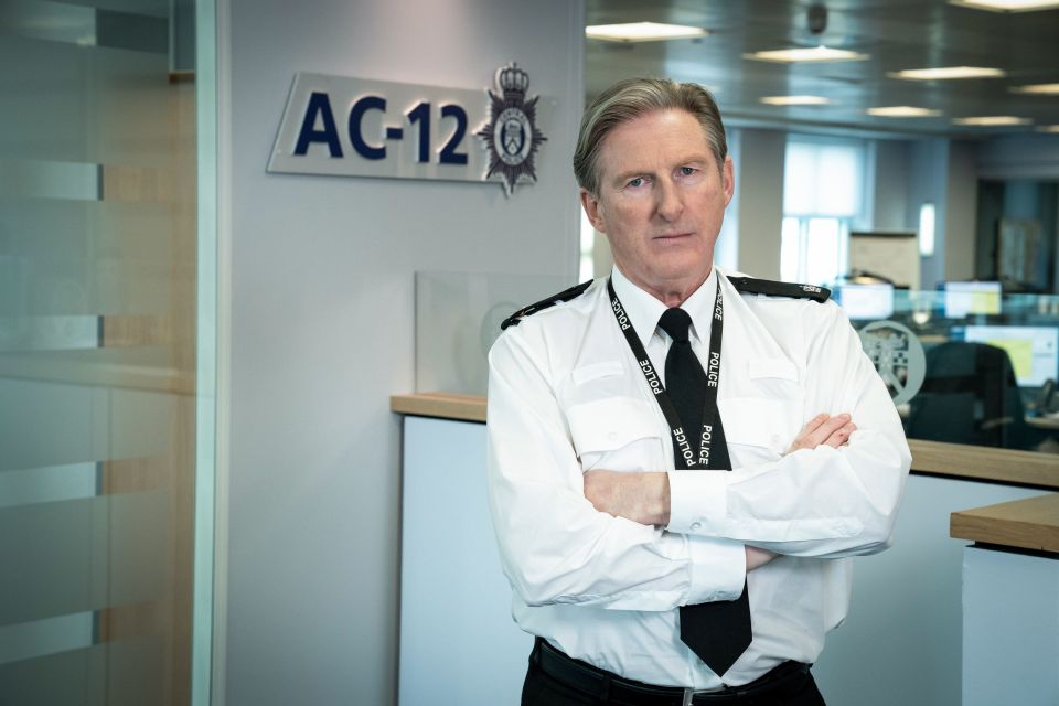 Adrian Dunbar as Superintendent Ted Hastings in Line of Duty