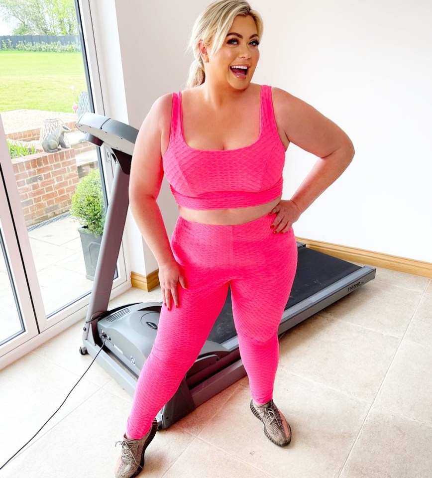 Gemma recently rebranded herself as a "fitness queen"