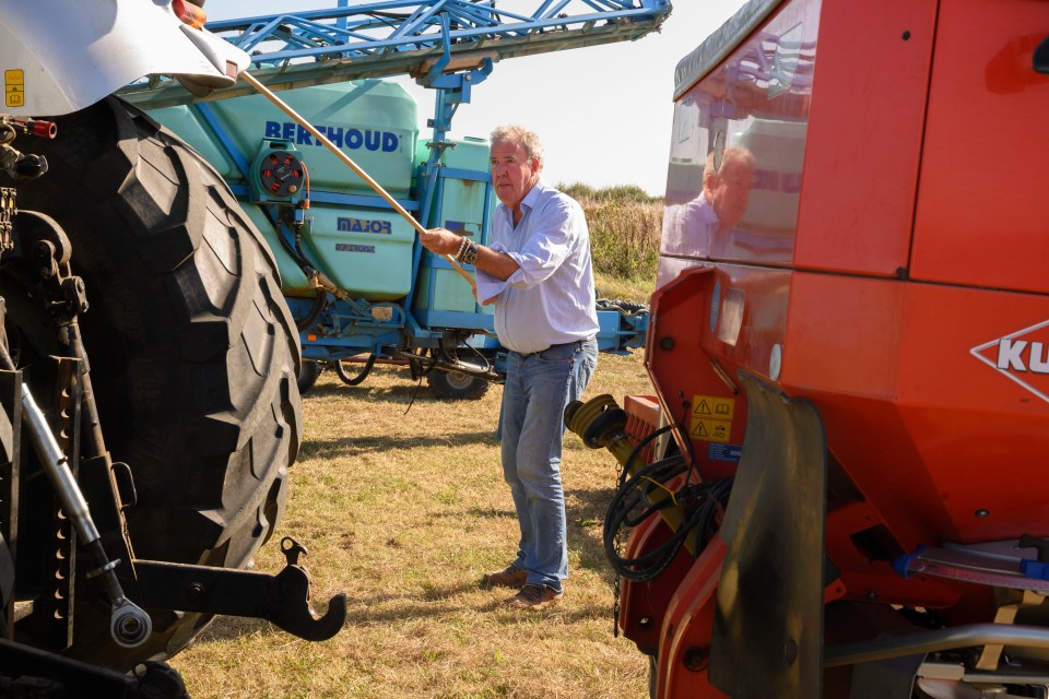 Jeremy is helped on the farm by Kaleb Cooper and other agricultural experts